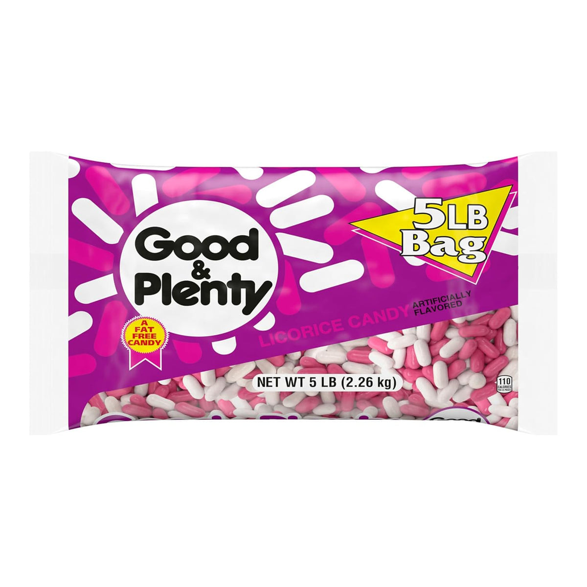 Good & Plenty Licorice Soft and Chewy Candy 5 lb