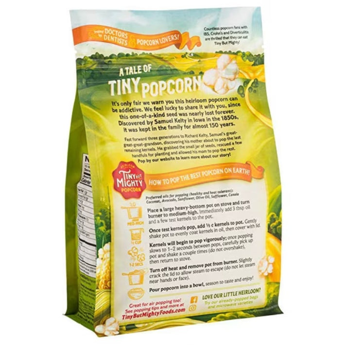 Tiny But Mighty Heirloom Popcorn, Unpopped Kernels, 20 oz