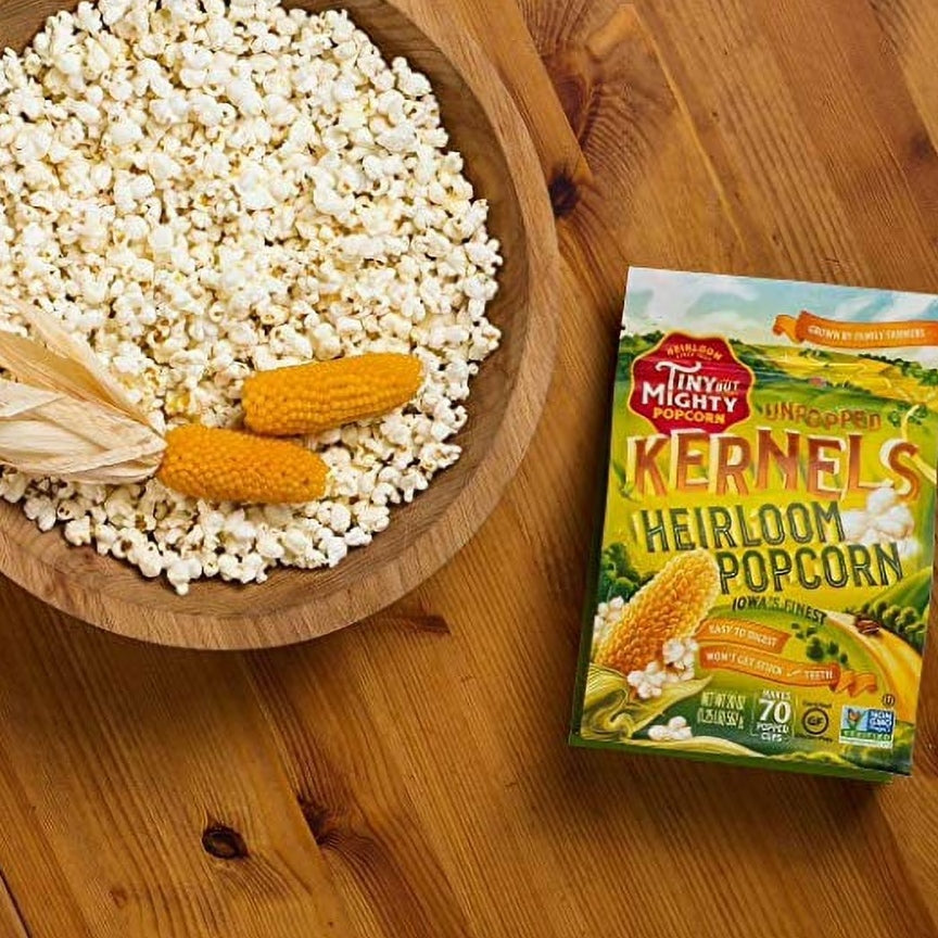 Tiny But Mighty Heirloom Popcorn, Unpopped Kernels, 20 oz
